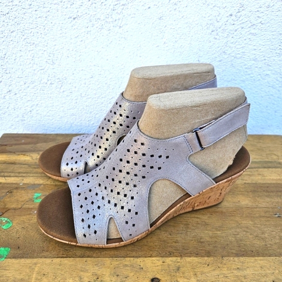 Rockport Shoes - Rockport Briah Hood Slingback Wedges Sandals Size 9.5